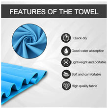 Microfiber Towels Fast Drying Lightweight (Blue)-2