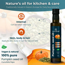Pumpkin seed oil natural & pure