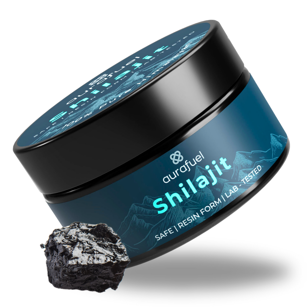 Resina Pura de Shilajit del Himalaya – 100% Auténtica y Purificada