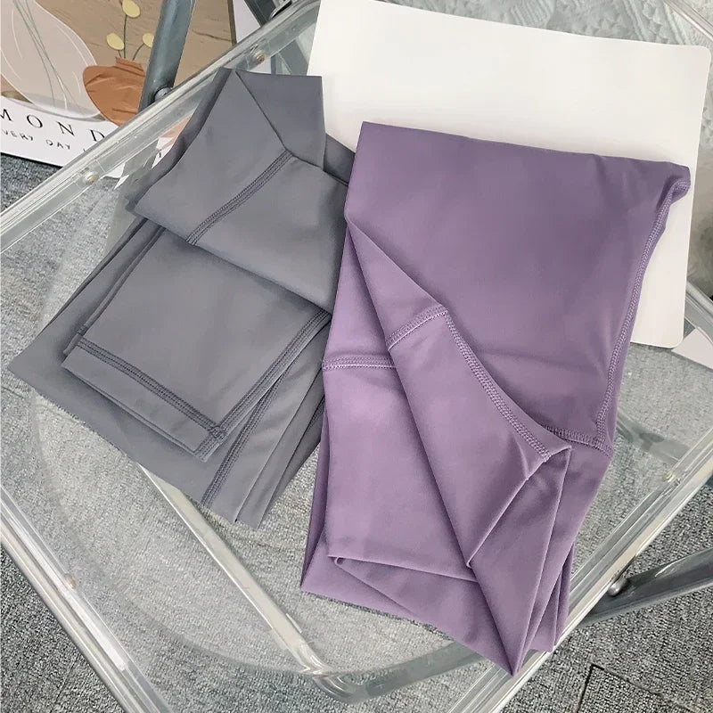 Leggings de Yoga Cintura Alta para Mujer – Tobillo, Bolsillos en Costura, Elástico