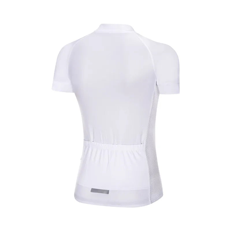 Women Cycling Jersey Summer MTB Bike Shirt Lightweight Breathable Reflective Cycling Top-2