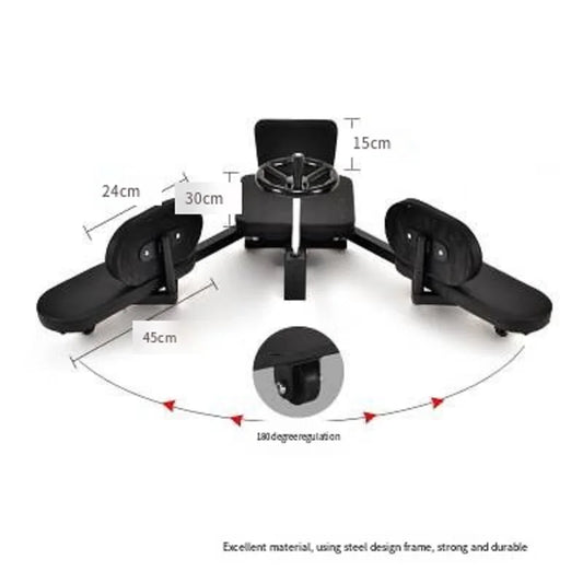 Máquina ajustable para estiramiento de piernas y flexibilidad