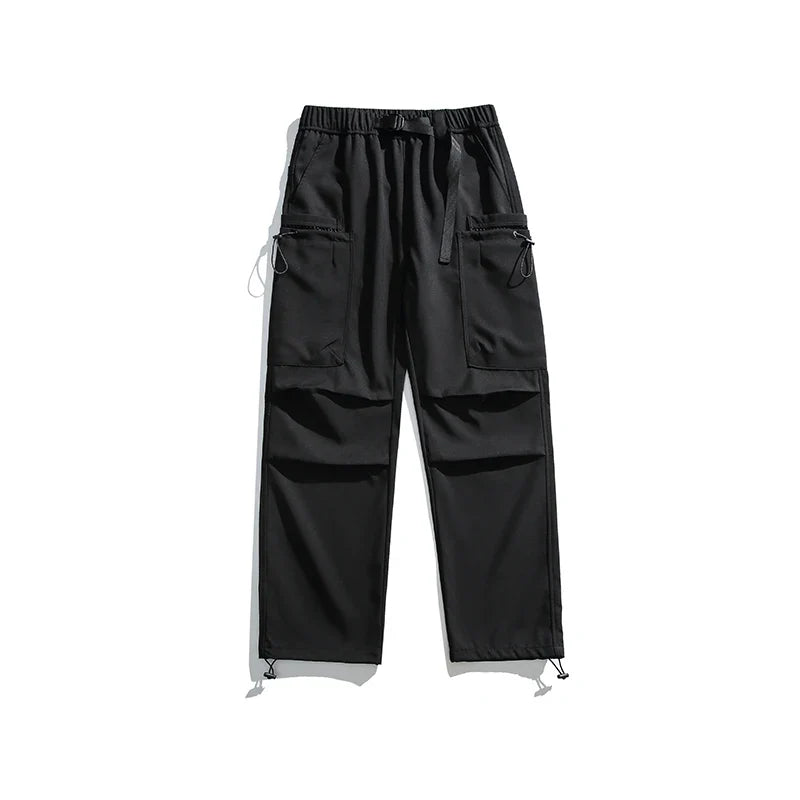 Pantalones cargo holgados para hombre con estilo ajustable para exteriores