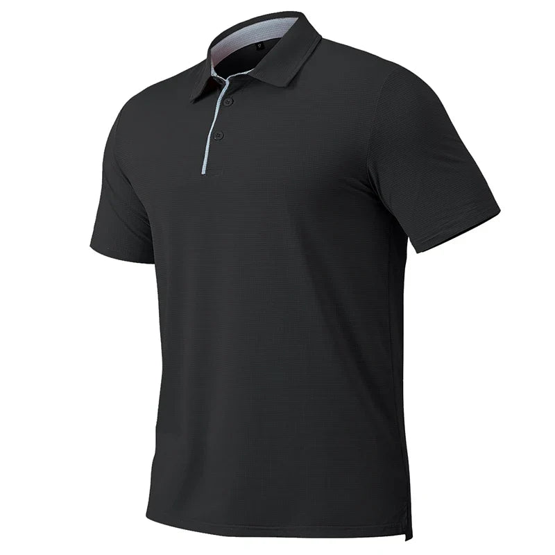 Polo deportivo de hombre de manga corta – Ligero y de secado rápido