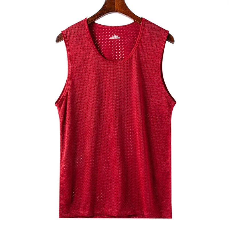 Chaleco deportivo de hombre de malla – Ligero y de secado rápido