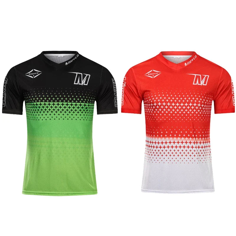 Pack 2 Camisetas Deportivas para Hombre – Secado Rápido, Cuello Redondo, Gym, Running y Fitness