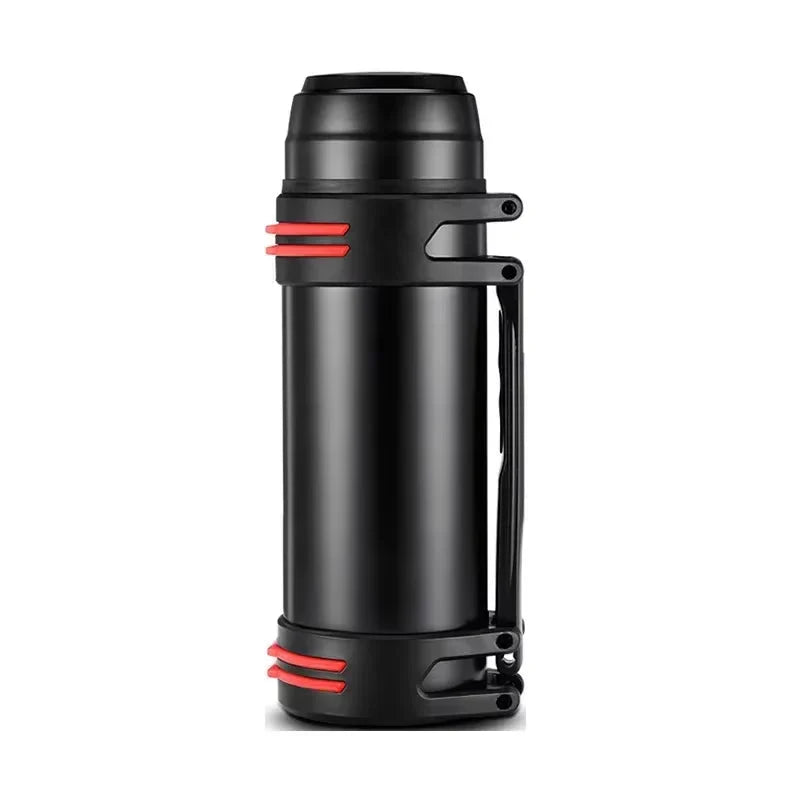2000ML Thermos Bottle Black-0