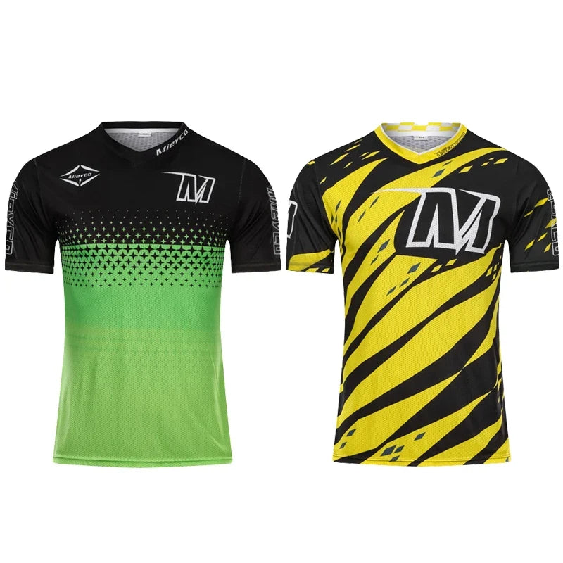 Pack 2 Camisetas Deportivas para Hombre – Secado Rápido, Cuello Redondo, Gym, Running y Fitness