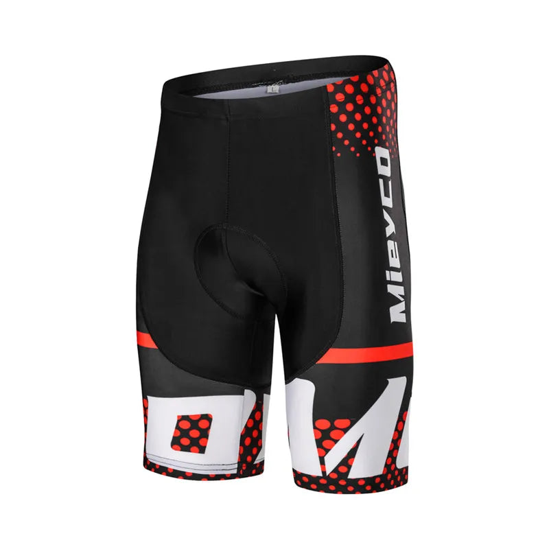 Conjunto de Ciclismo para Hombre – Maillot Manga Corta y Culotte con Pad GEL, Secado Rápido