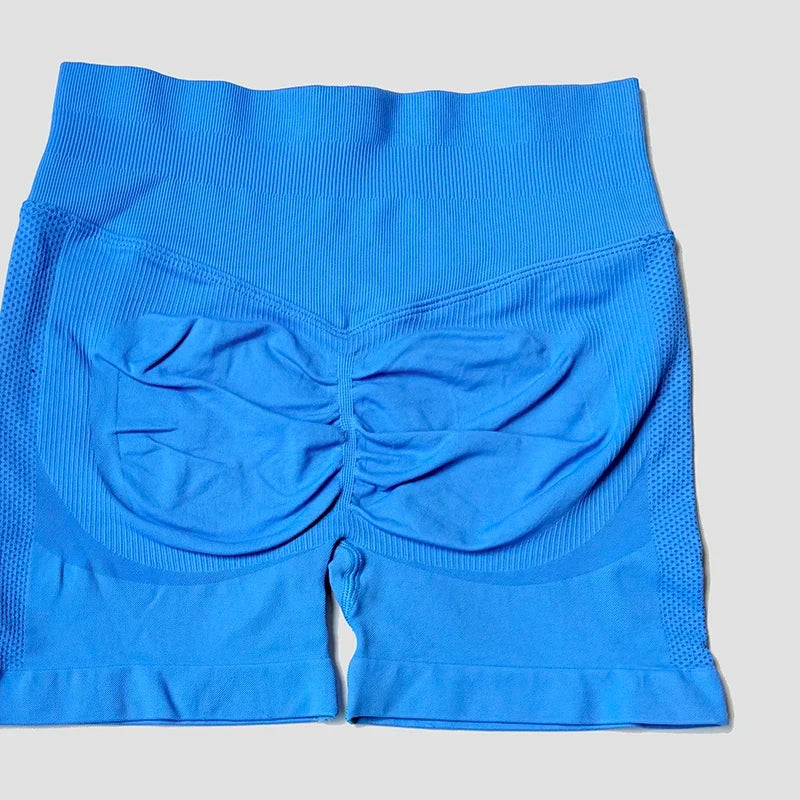Shorts Sin Costuras para Mujer – Yoga, Gym y Running, Tejido Elástico