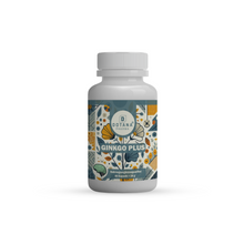 Ginkgo Plus - Komplex mit Ginkgo, Guarana, Kolanuss & B-Vitaminen - Vitamin C, E & Folsäure - 60 Kapseln - Nahrungsergänzungsmittel - Made in Germany-0