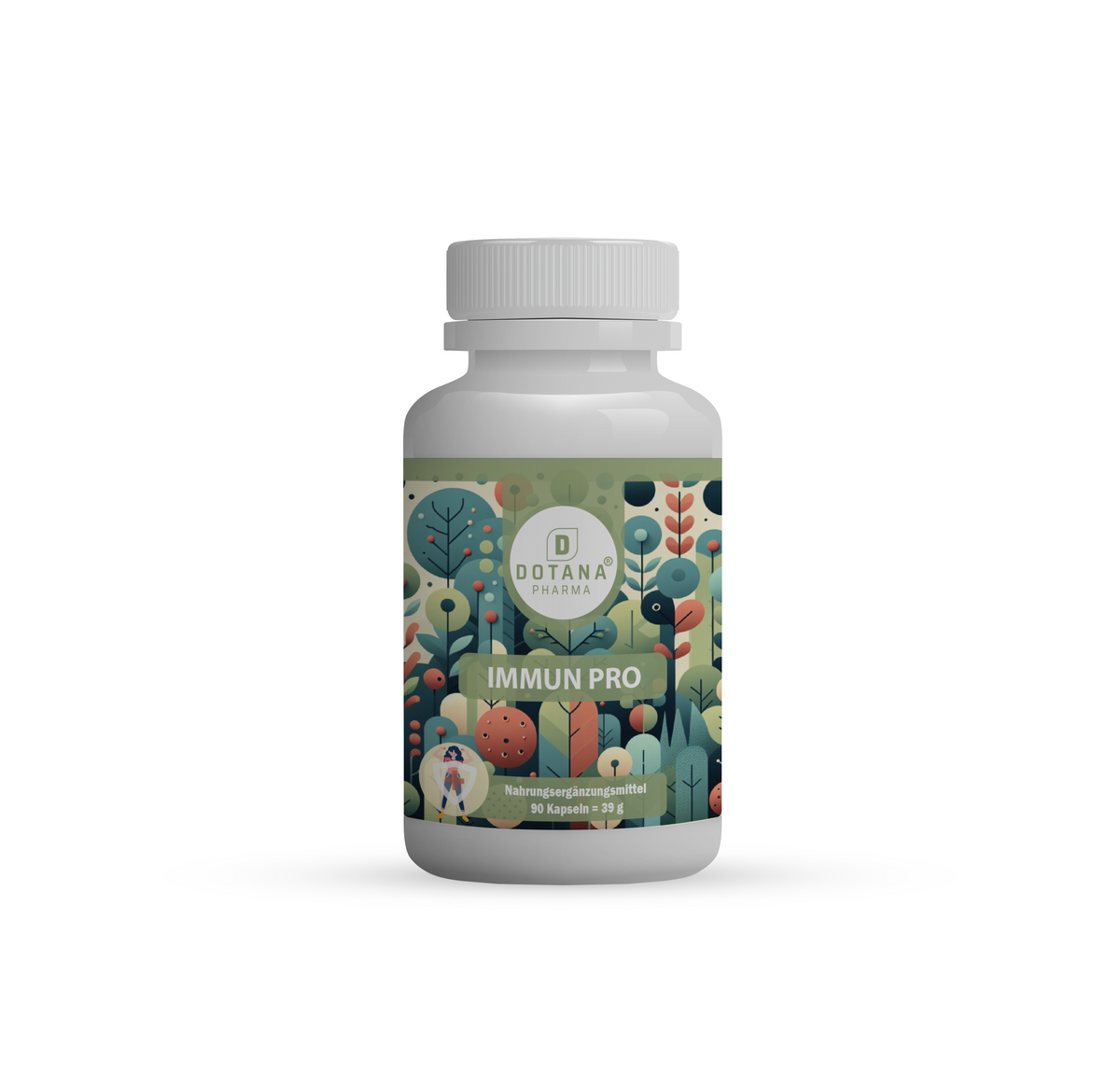 IMMUN PRO - Immunsystem Kapseln mit Vitamin C, D, B6, B12, Zink & Selen - 90 Kapseln - Hochdosiert - Vegan - Made in Germany-0