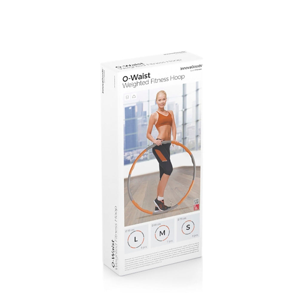 Aro de fitness desmontable con espuma O-Waist InnovaGoods