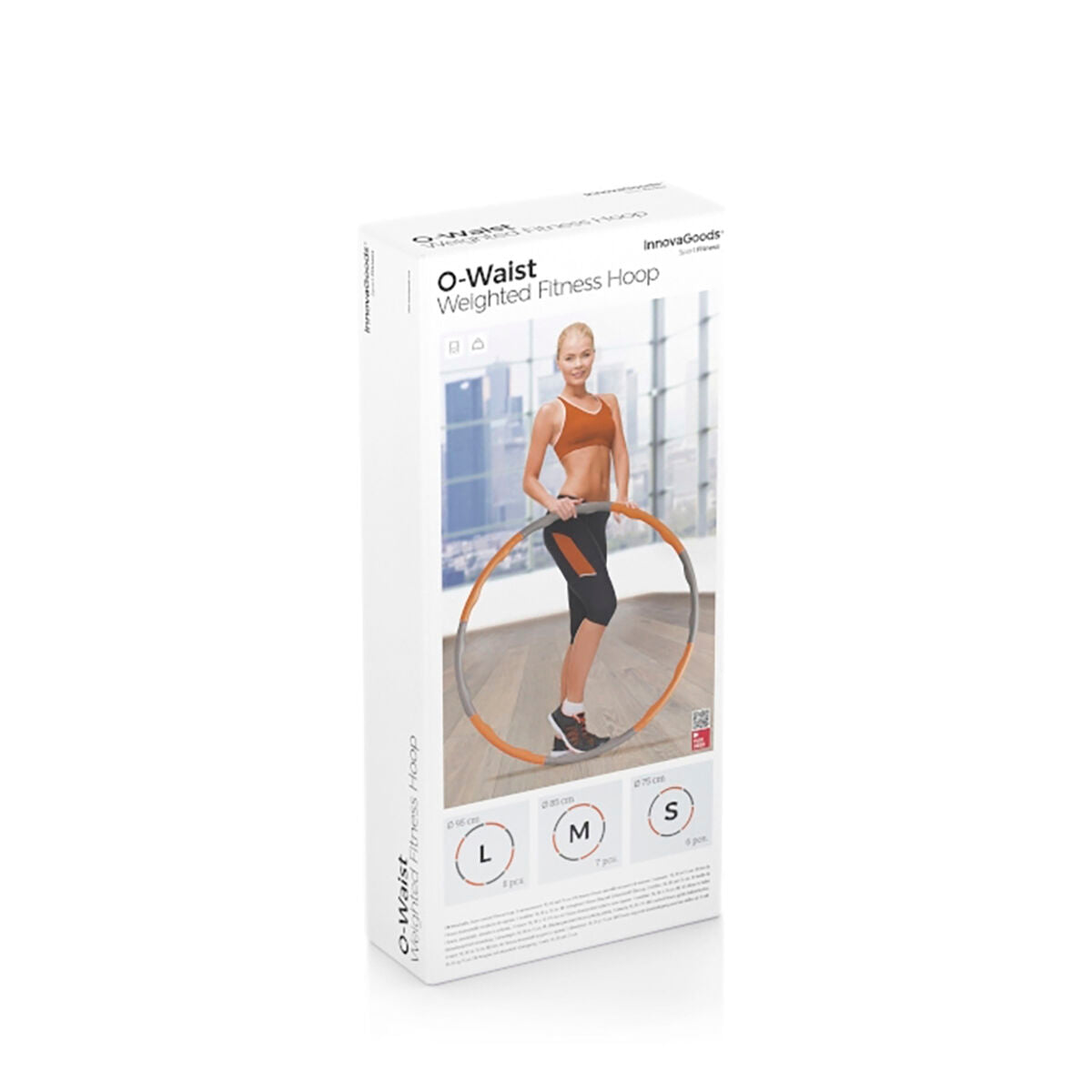 Aro de fitness desmontable con espuma O-Waist InnovaGoods