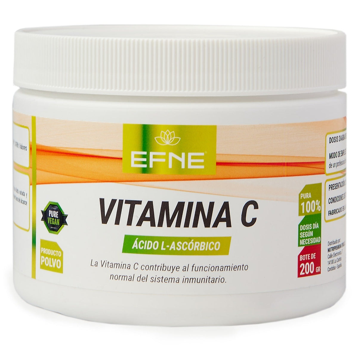 Vitamina C Ácido L-Ascórbico 200 gr