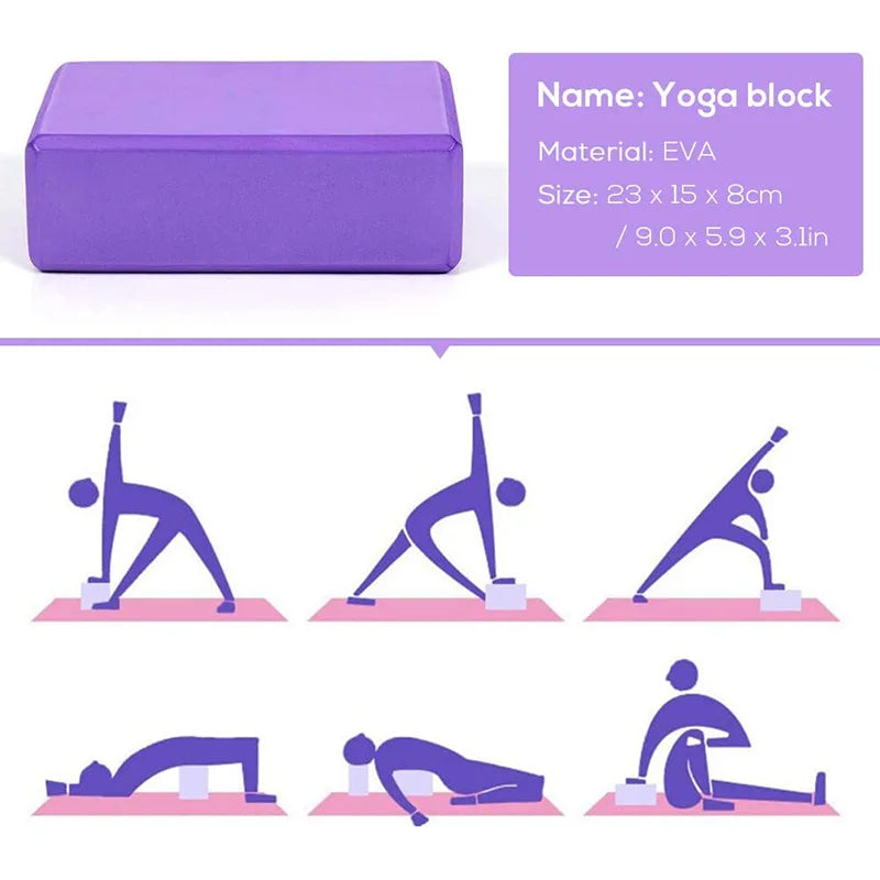 Yoga Starter Kit 5-Piece Yoga Equipment Set Purple-1
