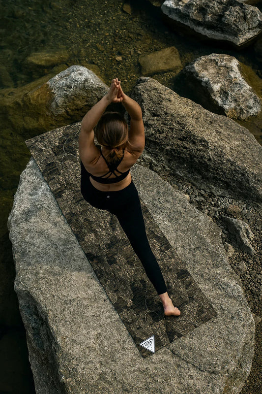 Realtree x Yune Yoga Timber Camo Yoga Mat – Eco-Friendly, Non-Slip 6mm PER Mat for All Levels-0