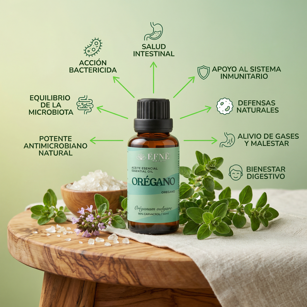 EFNE Oregano Oil – 80% High Potency Carvacrol
