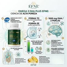 Omega 3 DHA Plus EFNE (Certificación IFOS™) – 60 Perlas | Forma de Triglicérido (TG)