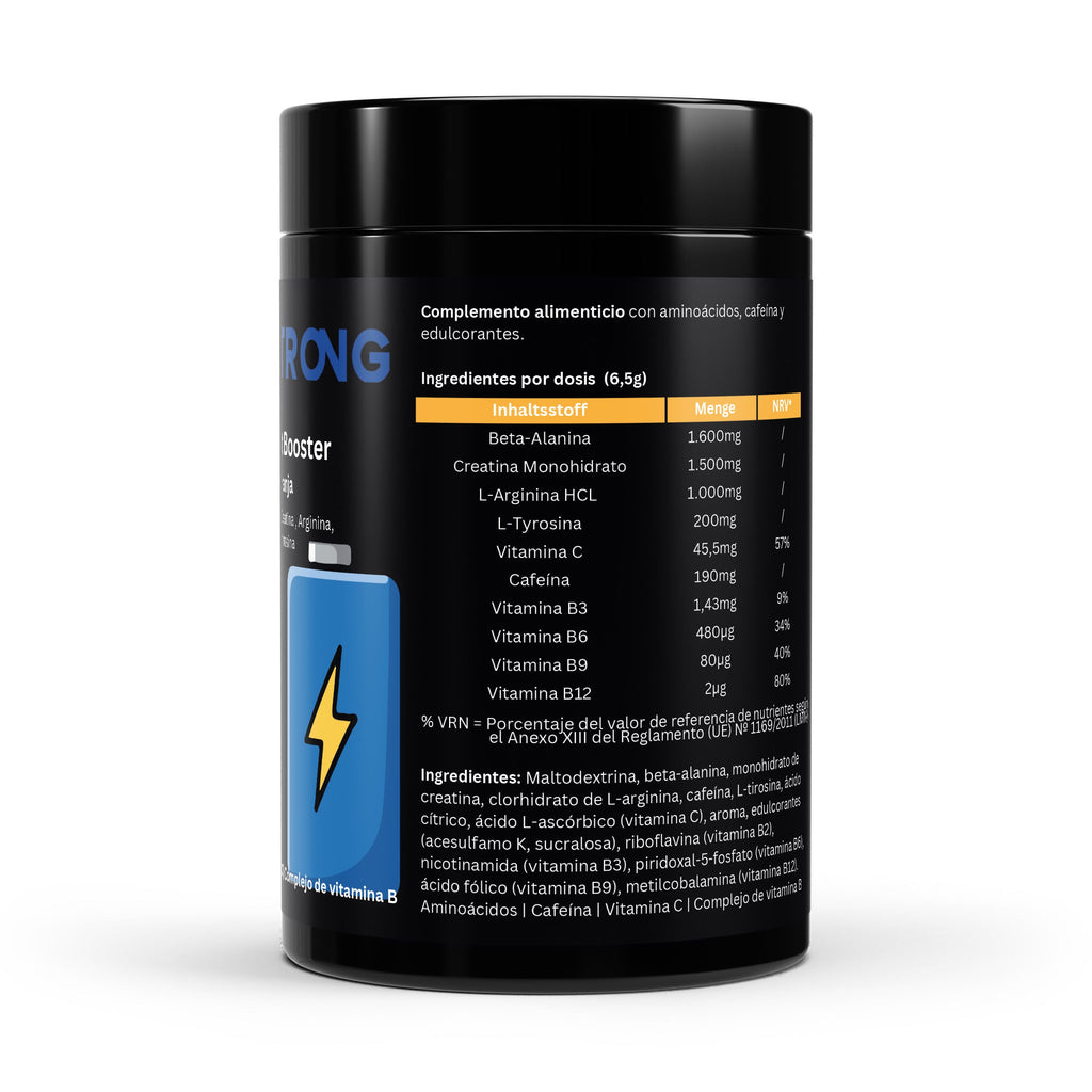 Pre-Entreno Booster Naranja | 520 g