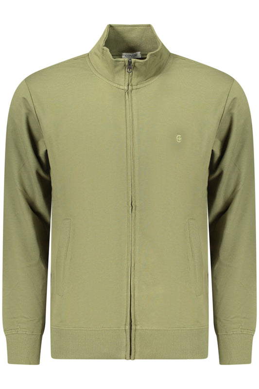 COVERI MOVING MEN'S ZIP-UP SWEATSHIRT GREEN-0