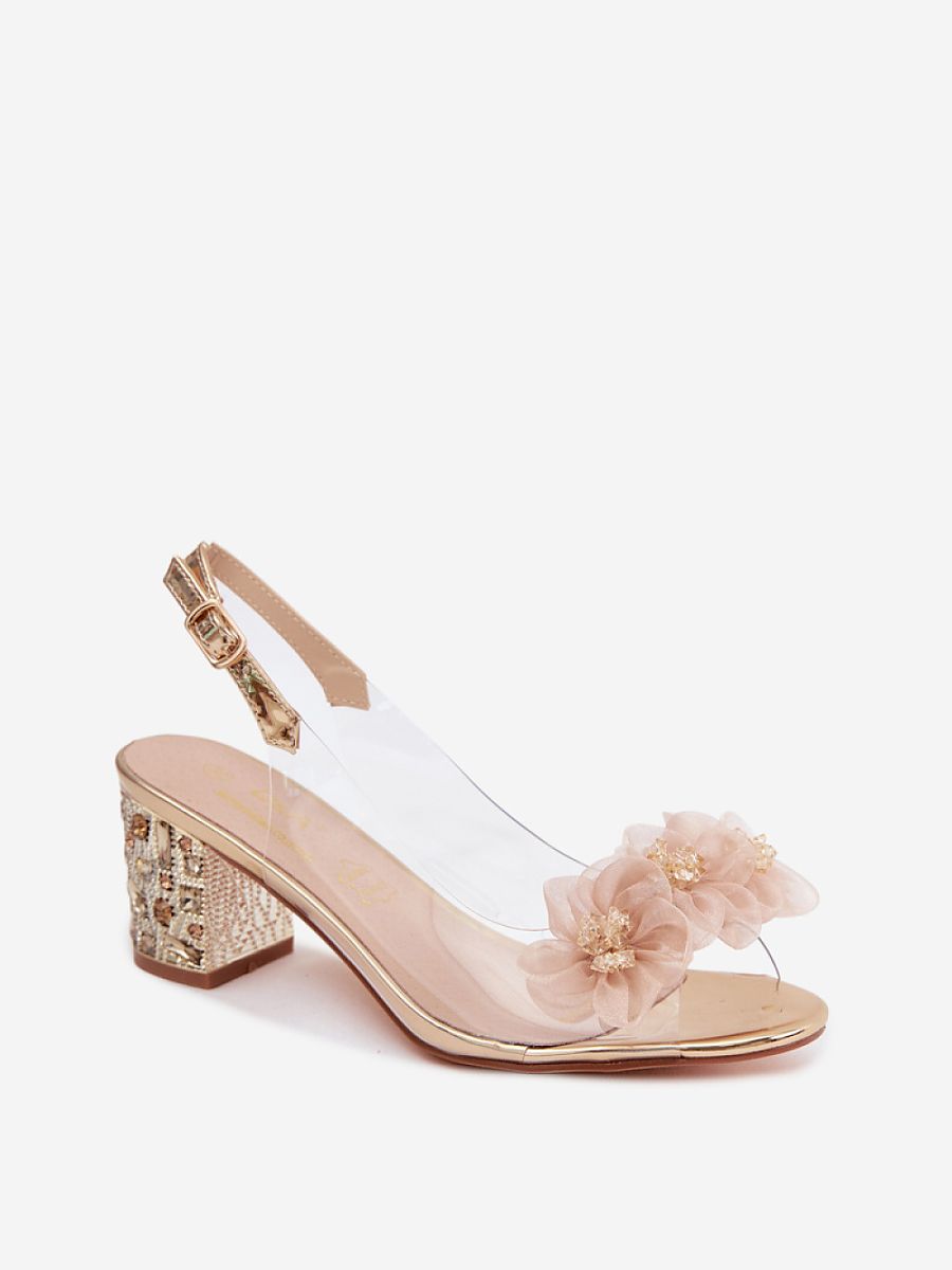 Sandalias de tacón modelo 228104 Camina con estilo