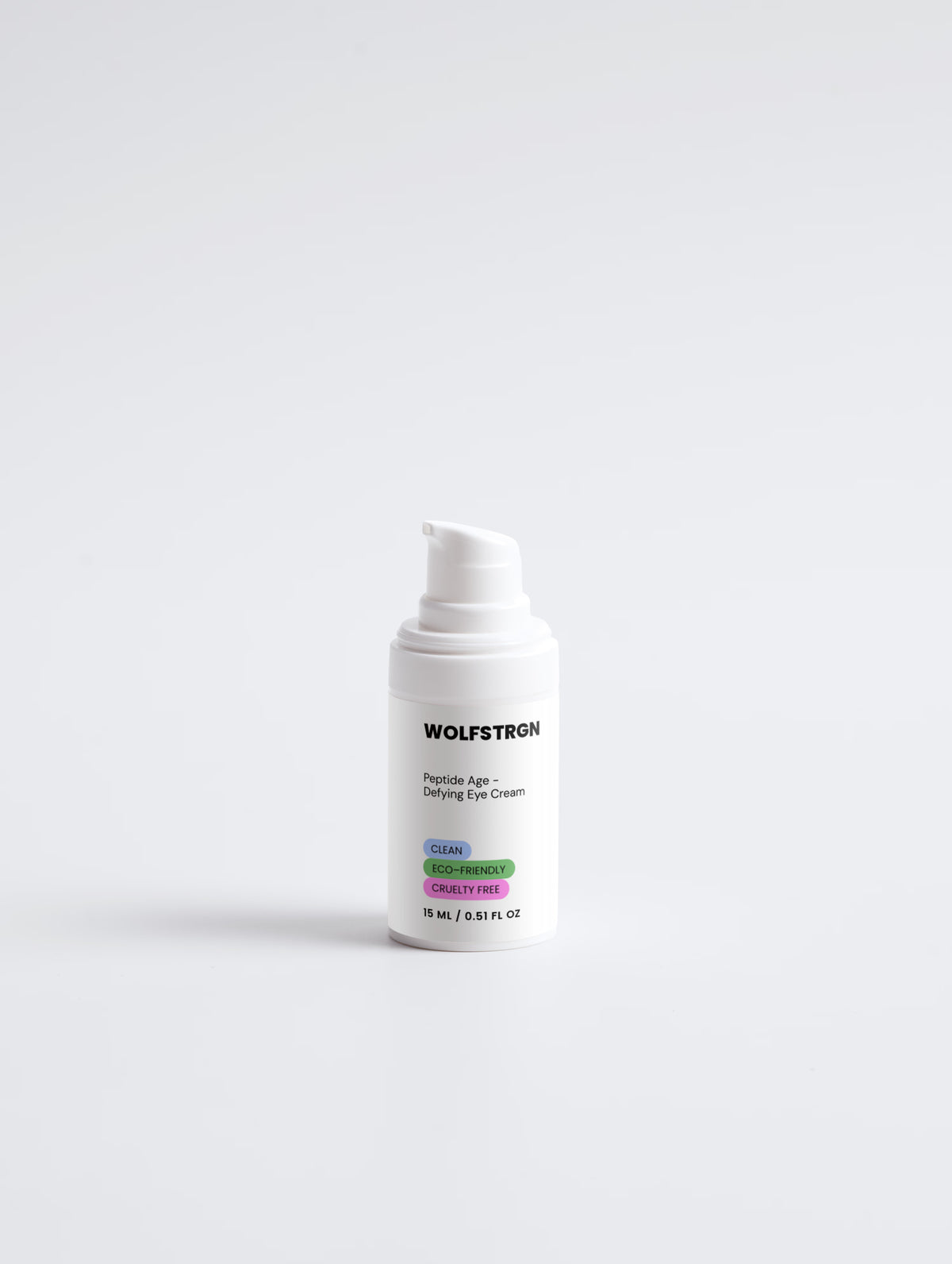 Crema Contorno de Ojos Antienvejecimiento con Péptidos WOLFSTRGN