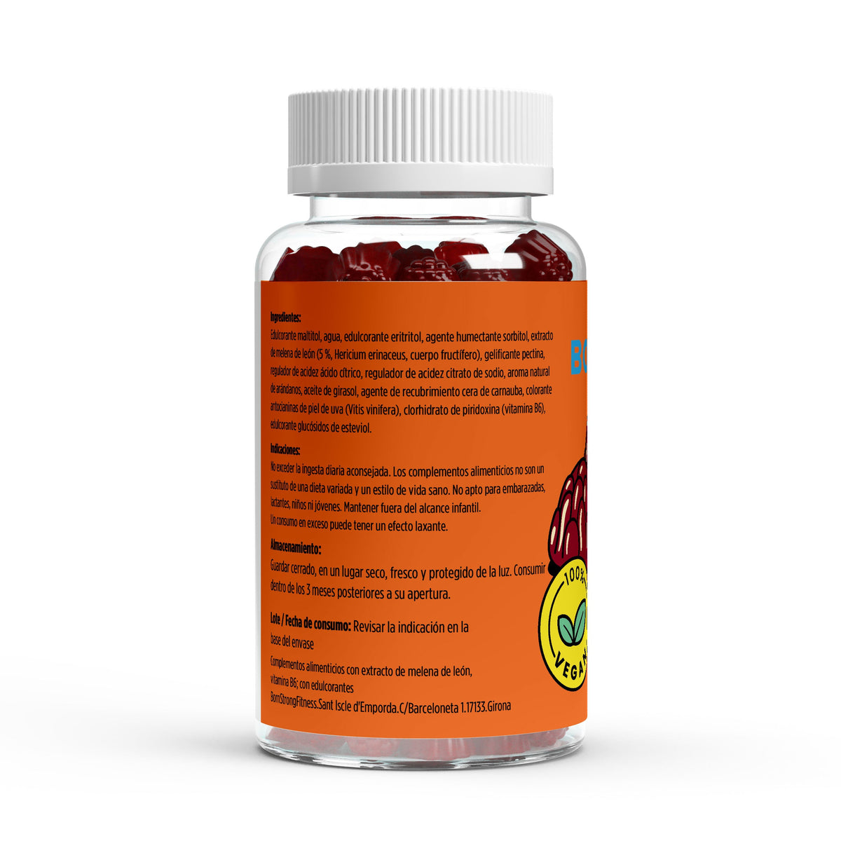 Gominolas de Melena de León + Vitamina B6 | 60 unidades