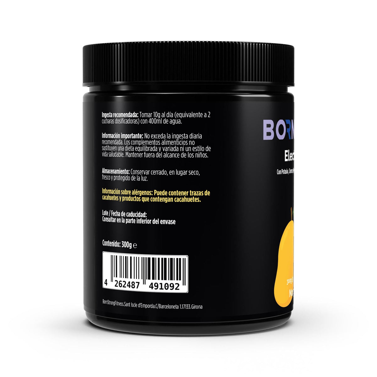 Electrolitos en Polvo Mango Tropical – 300 g