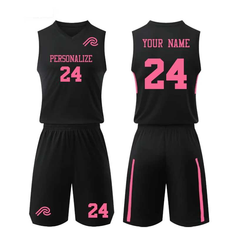 Conjunto de baloncesto personalizable – Camiseta y pantalón para hombre, mujer y niños