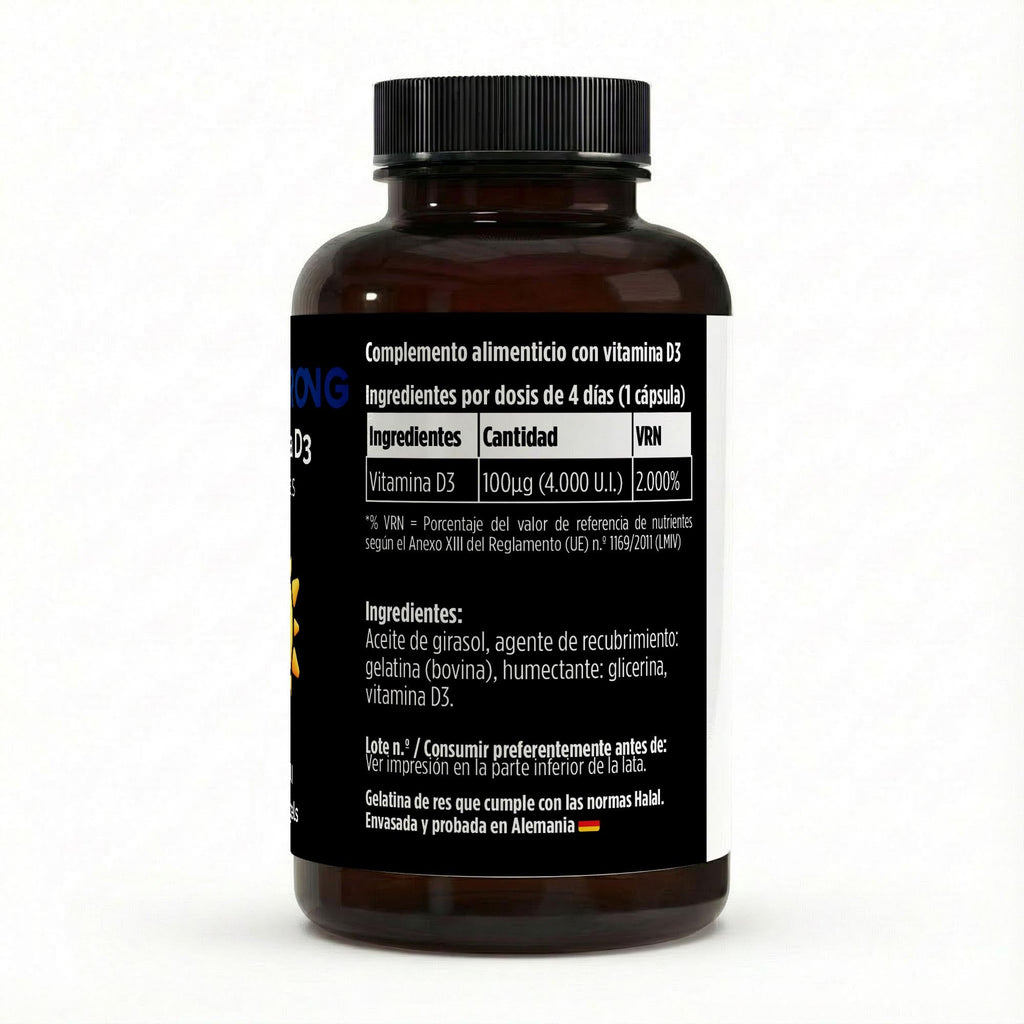 Vitamina D3 4,000 IU - 180 Softgels