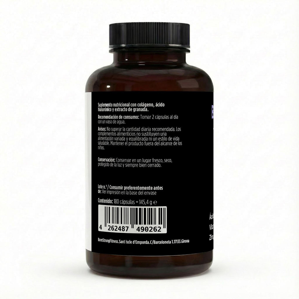 Colágeno Hidrolizado Premium PLUS 3000–5000 Da | 180 cápsulas