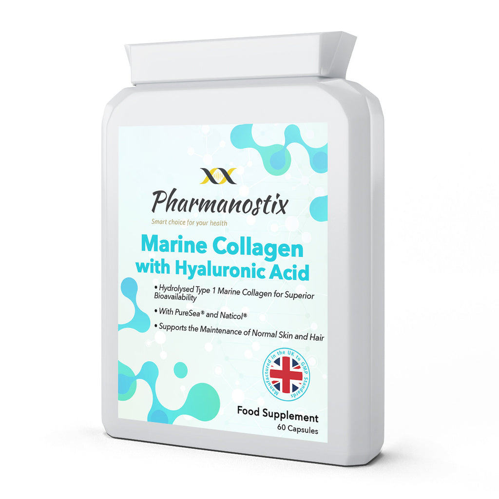 Colágeno marino con ácido hialurónico 60 cápsulas