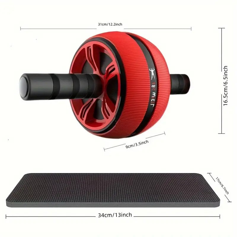 Wide Grip Ab Roller Wheel with Knee Pad-4