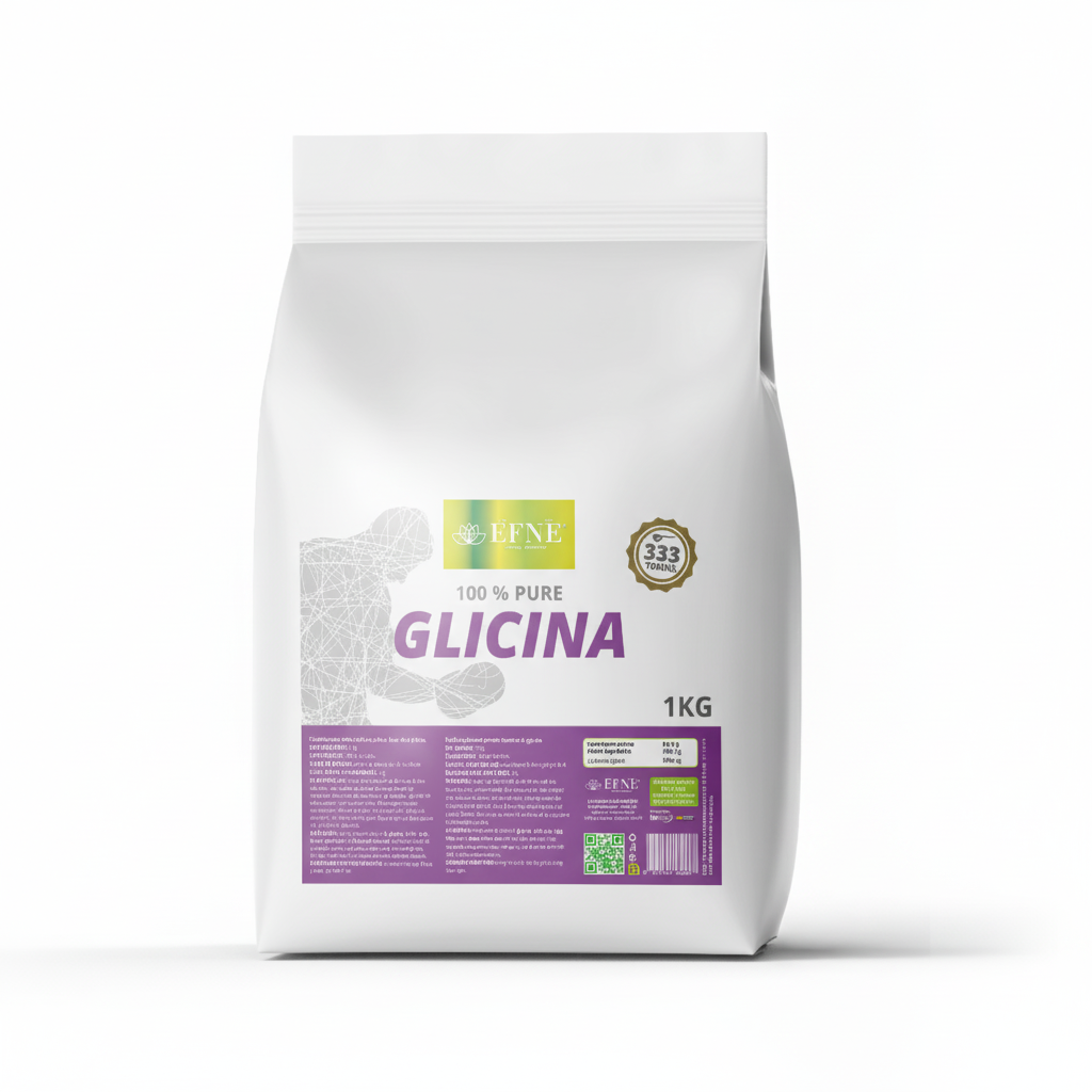 Glicina 100% pura EFNE 1 kg | 333 tomas | Aminoácido