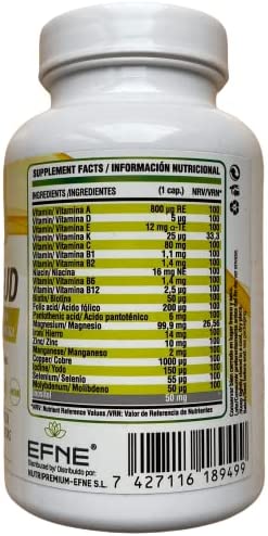MULTISALUD PRO EFNE – Vitaminas y Minerales para Vitalidad Diaria