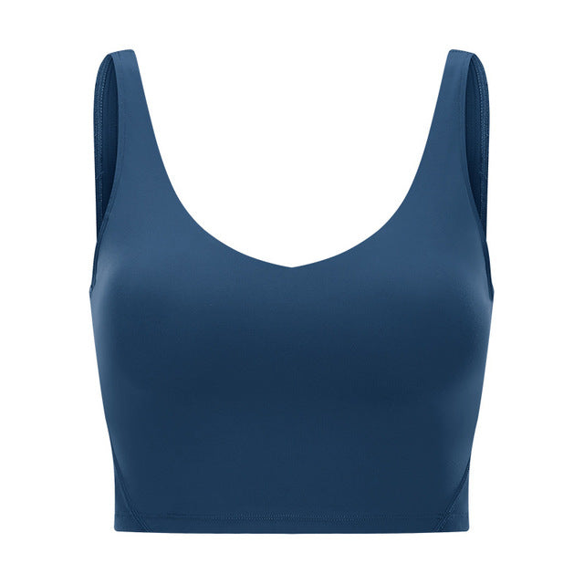 Top Deportivo SHINBENE para Mujer – Sujetador Yoga Naked-Feel, Acolchado, Running y Fitness