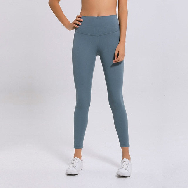 Leggings deportivos de cintura alta para yoga y gimnasio