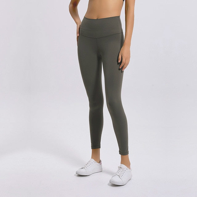 Women Stretchy High Waist Gym Sport Tights Yoga Pants-1