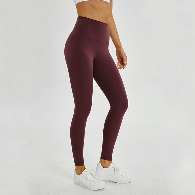 Women Stretchy High Waist Gym Sport Tights Yoga Pants-7
