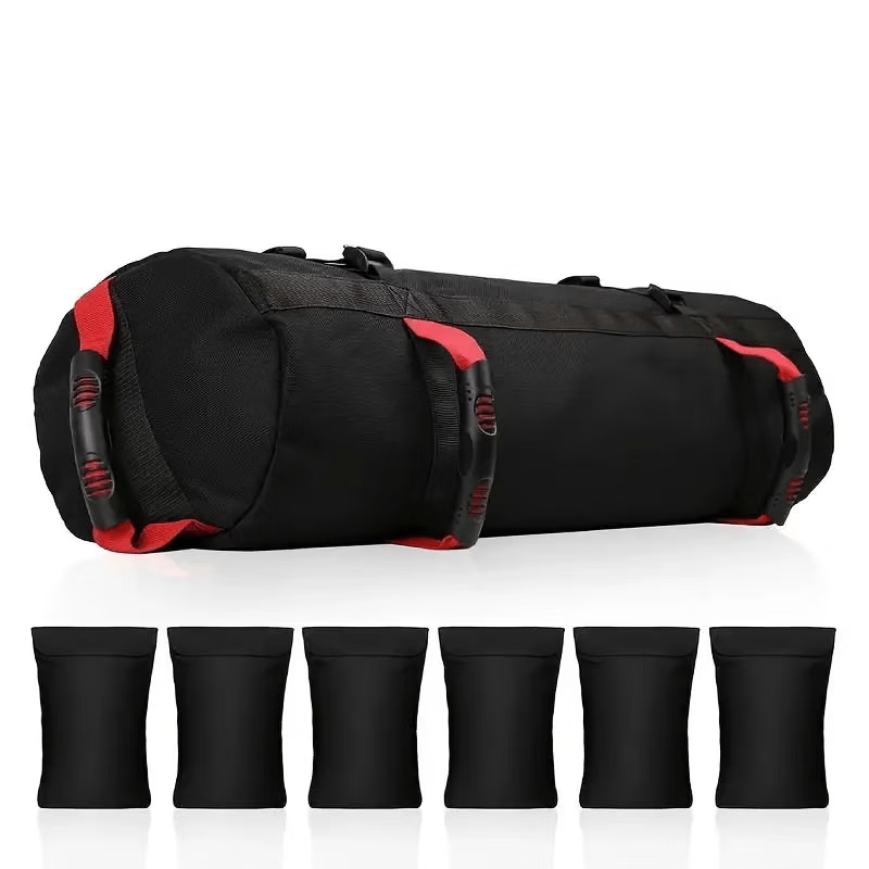 Set 7 Sacos de Arena para Fitness – Peso Ajustable, Tela Oxford, Fuerza y Entrenamiento Funcional