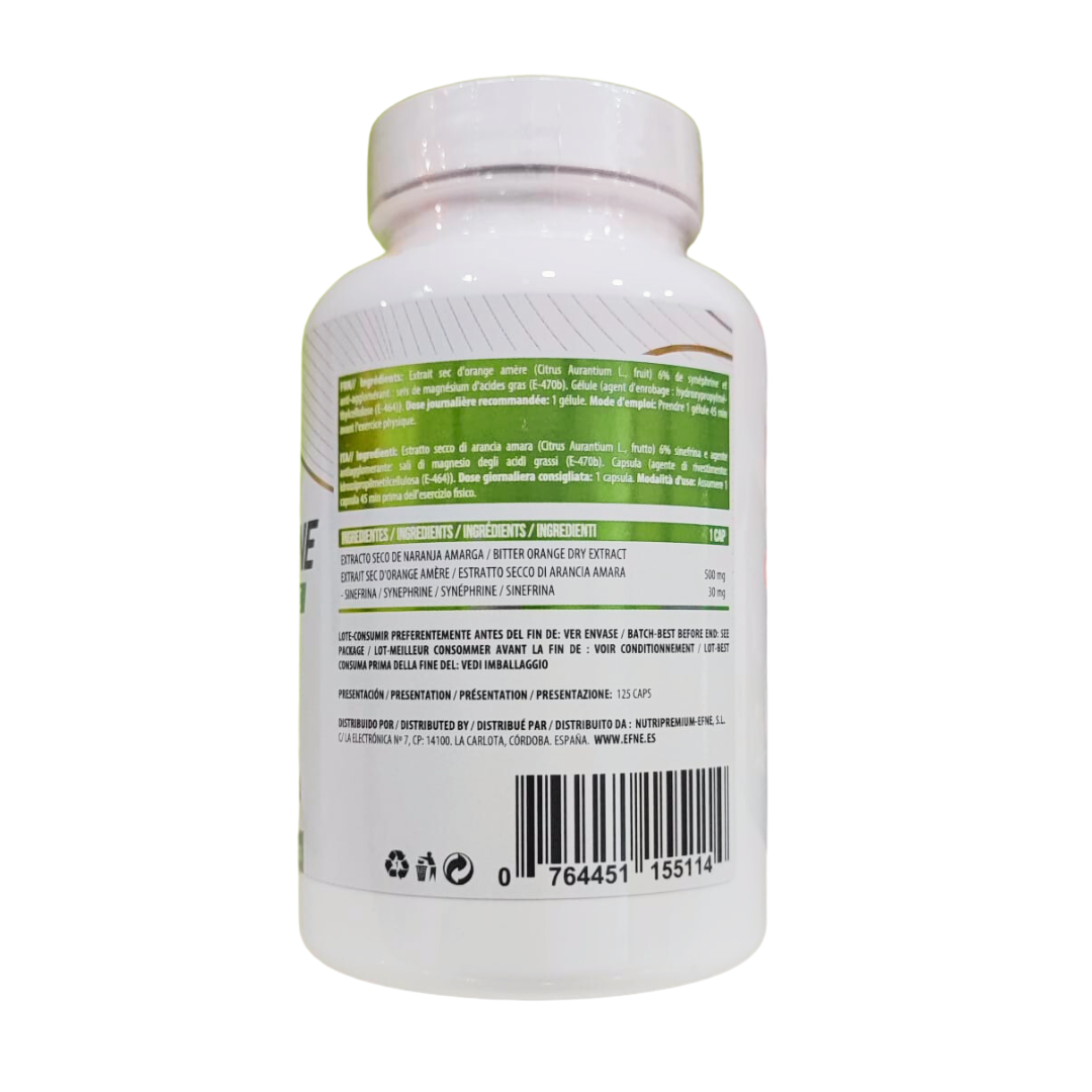 Synephrine Efne (Bitter Orange Ext) Sinefrina 125 Cápsulas