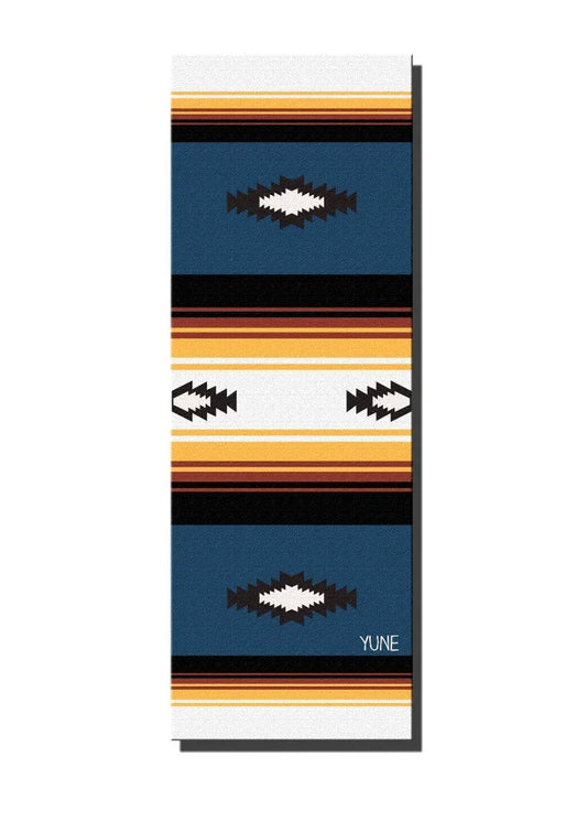 Nelson Yoga Mat – 6 mm Extra Thick, Non-Slip Eco-Friendly PER with Striped UV-Printed Design | Yune Yoga-0